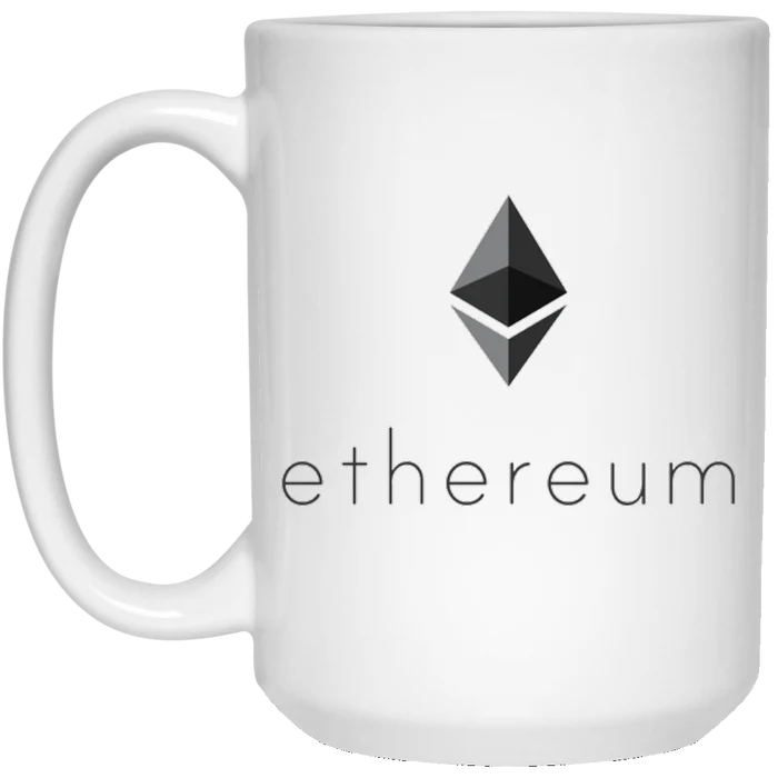 Ethereum logo - 15oz. White Mug