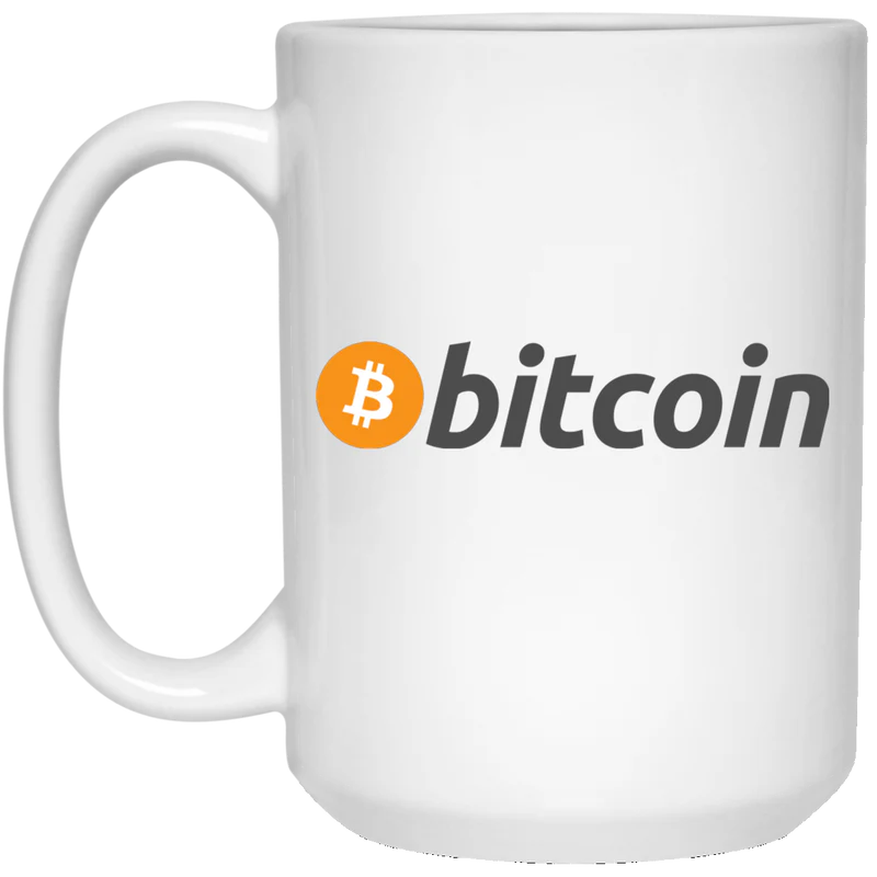 Bitcoin - 15 oz. White Mug